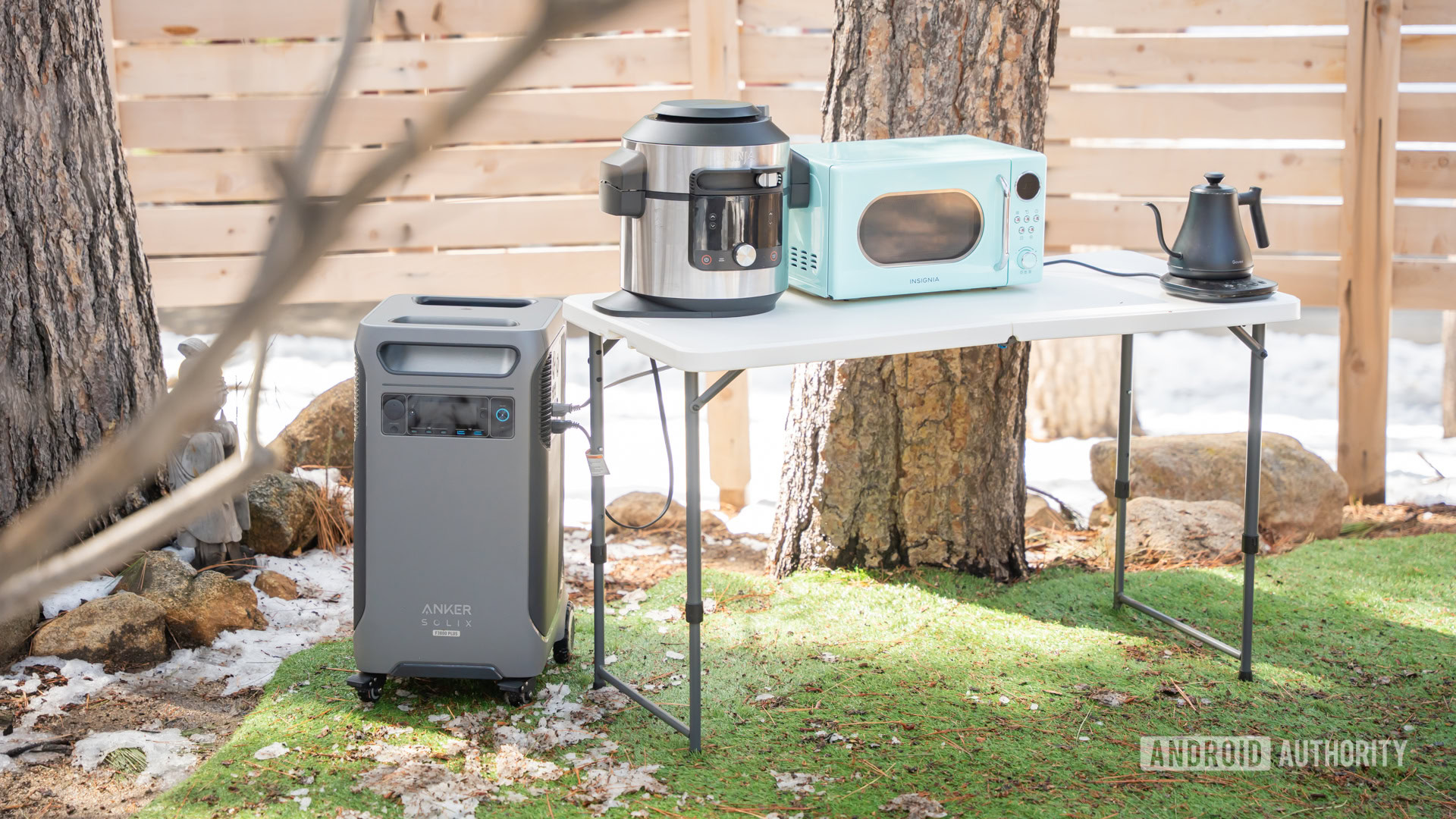 Anker SOLIX F3800 Plus power station next to appliances 3 Anker SOLIX F3800 Plus power station next to appliances 3