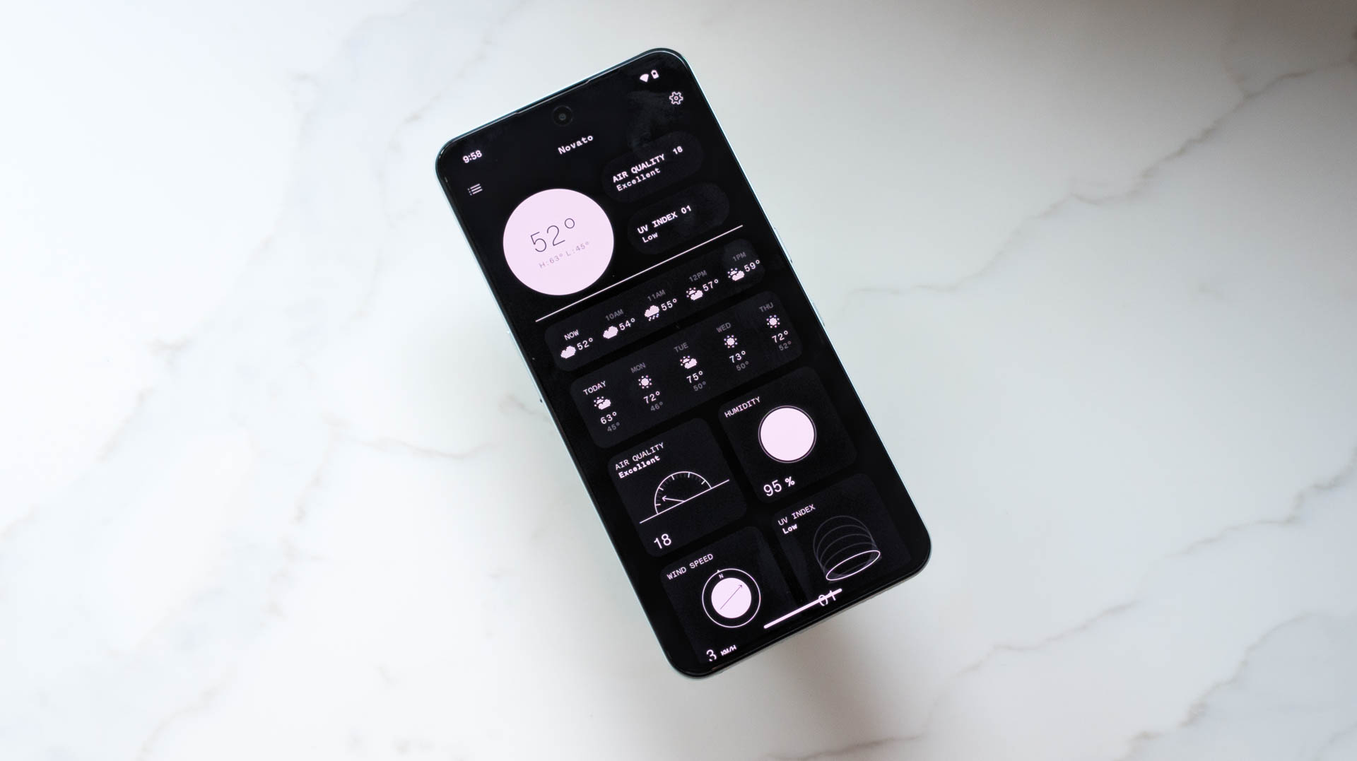 CMF Phone 2 Pro Weather App