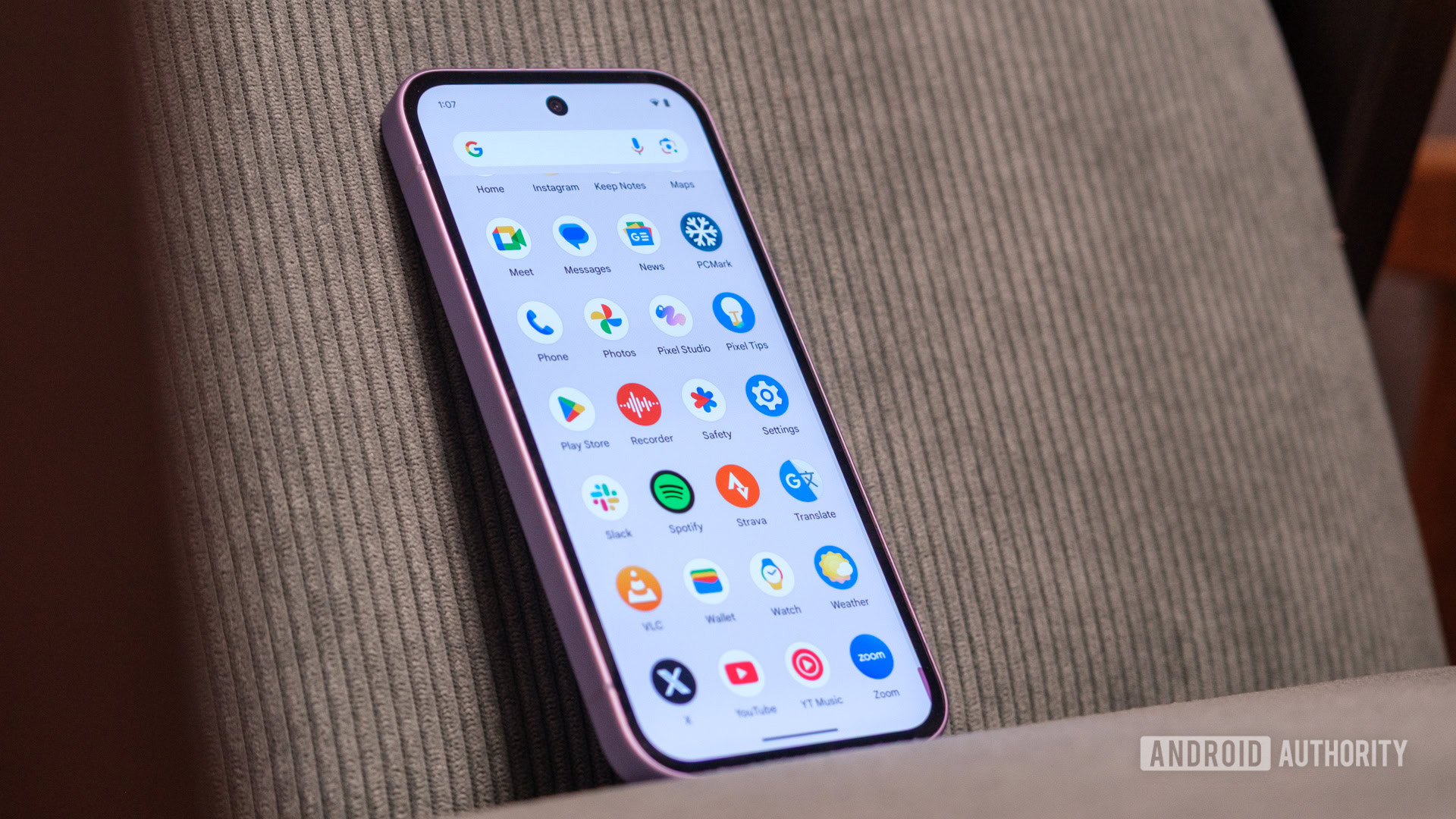 Google Pixel 9a app drawer Google Pixel 9a app drawer