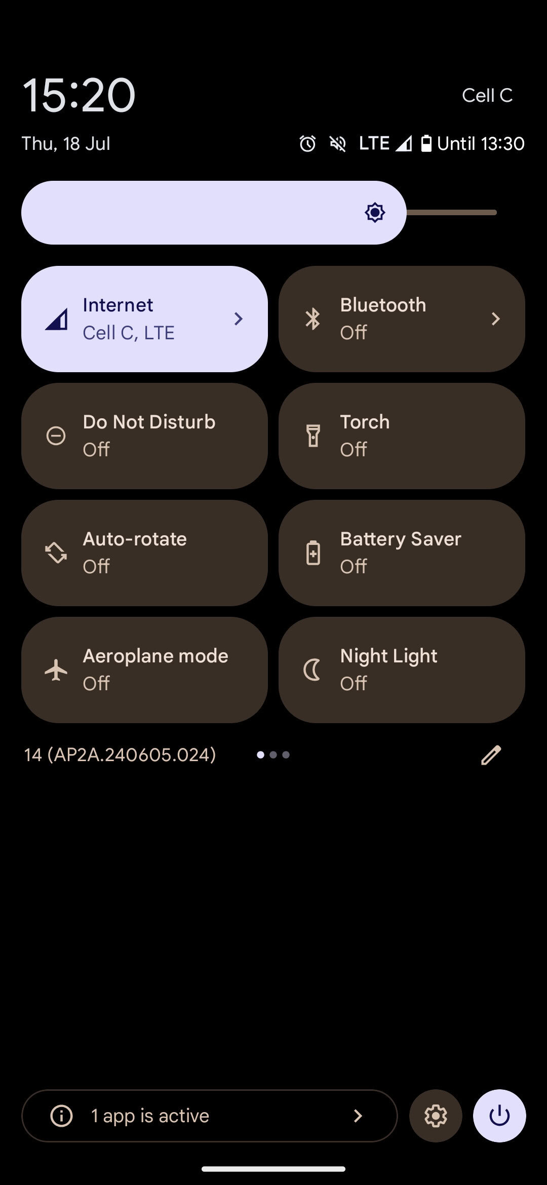 Google Pixel UI screenshot notification shade