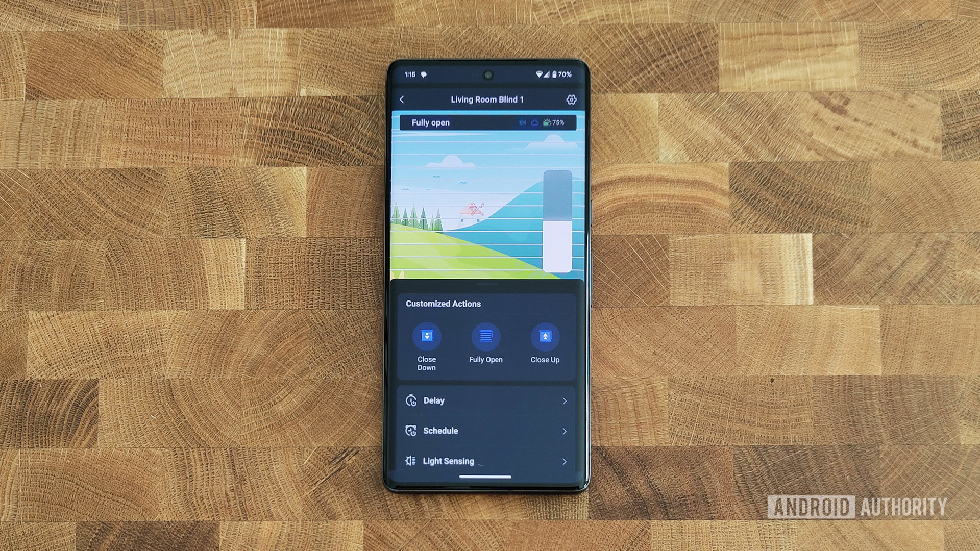 SwitchBot Blind Tilt App Controls SwitchBot Blind Tilt App Controls